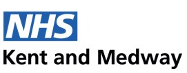 Logo for Kent and Medway NHS 